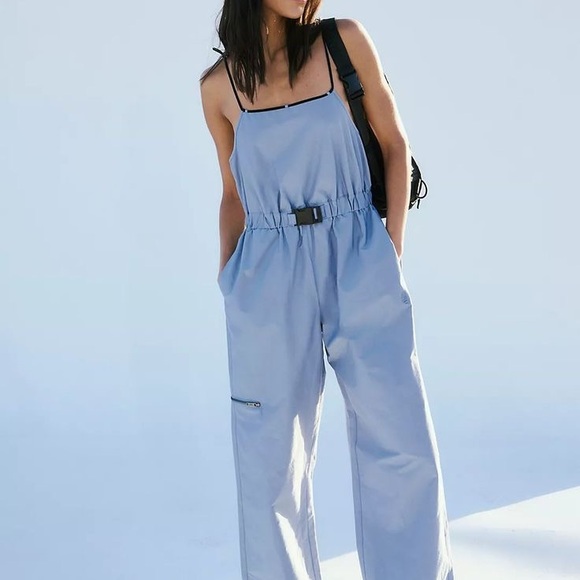 NWOT FP Free People Movement Star Player Onesie Buckle Belt Jumpsuit Overall